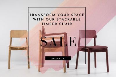 Transform Your Space with Stackable Timber Chairs