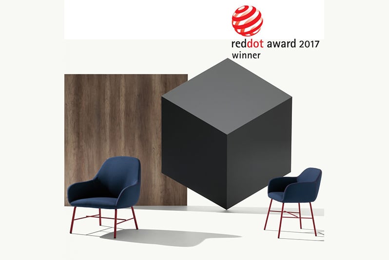 Myra 653 Armchair Receives 2017 Red Dot Design Award!