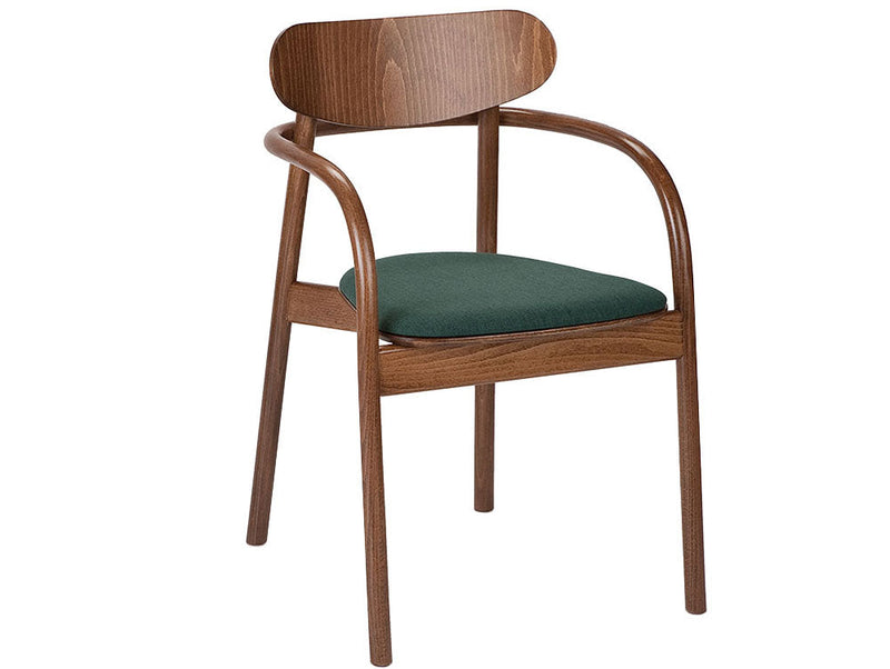 La Benda Upholstered Bentwood Armchair