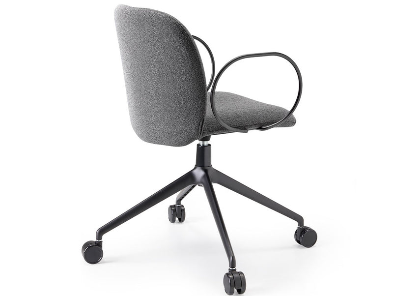 Mentha Upholstered Desk Chair with Arms