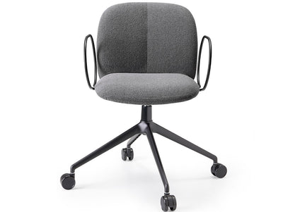 Mentha Upholstered Desk Chair with Arms