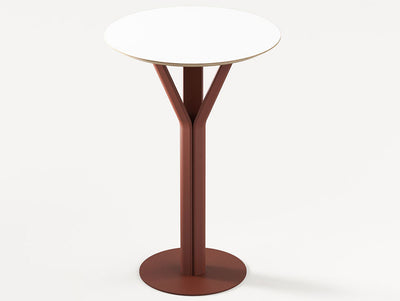 Stem Round High Table