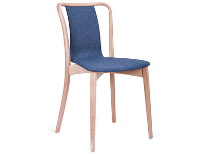 Swan Upholstered Bentwood Side Chair