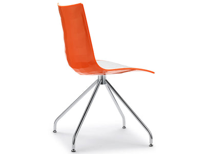 Zebra BiColour Swivel Chair