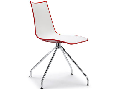 Zebra BiColour Swivel Chair