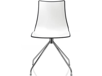 Zebra BiColour Swivel Chair