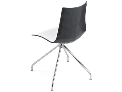 Zebra BiColour Swivel Chair