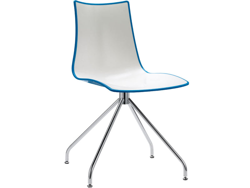 Zebra BiColour Swivel Chair