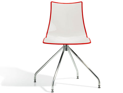Zebra BiColour Swivel Chair
