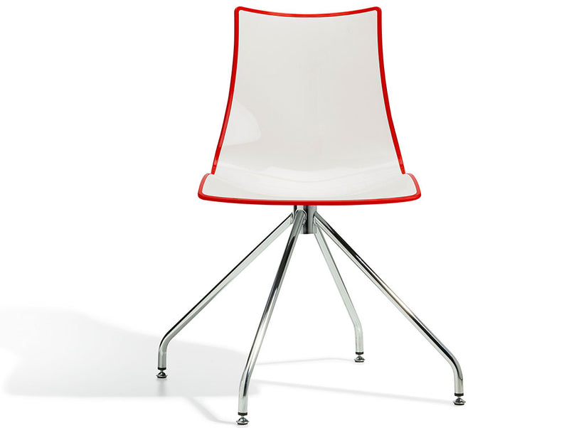 Zebra BiColour Swivel Chair
