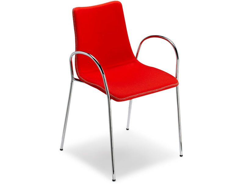 Zebra Upholstered Armchair