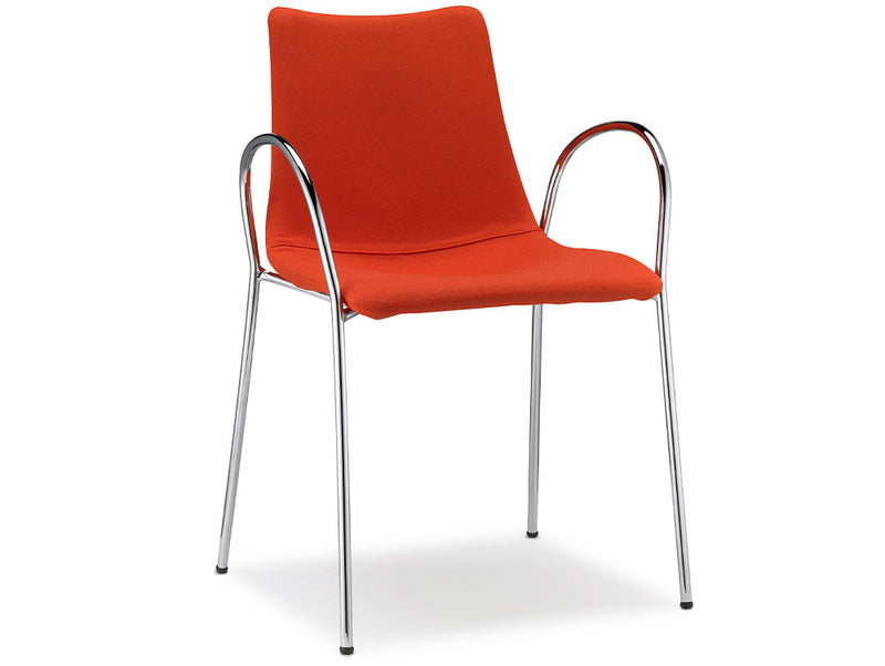 Zebra Upholstered Armchair