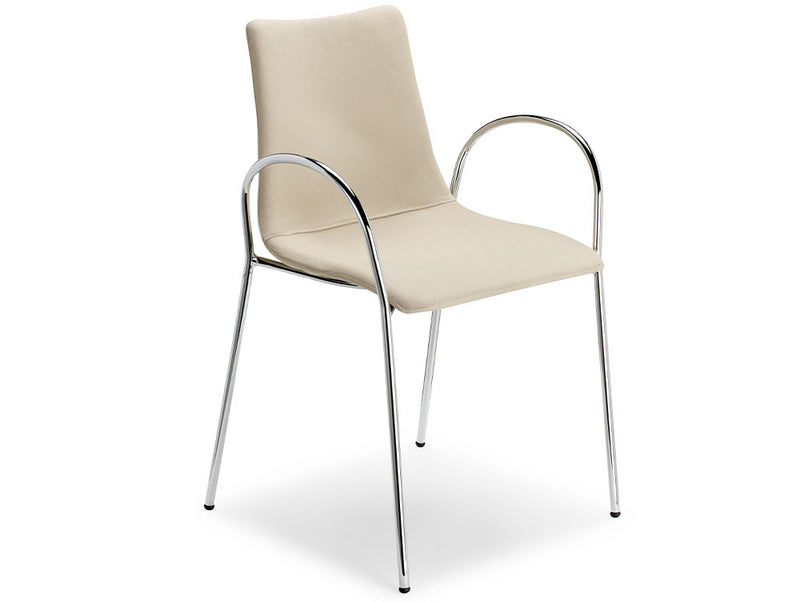 Zebra Upholstered Armchair