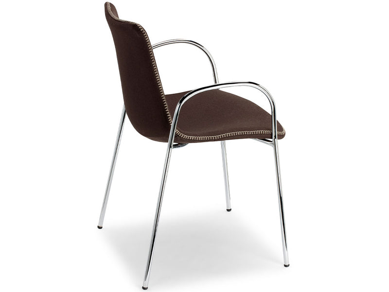 Zebra Upholstered Armchair