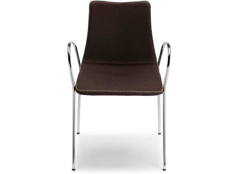 Zebra Upholstered Armchair