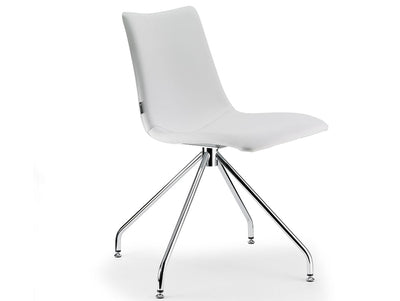 Zebra Upholstered Swivel Chair