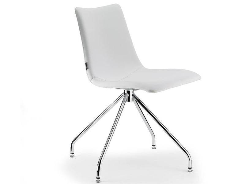 Zebra Upholstered Swivel Chair