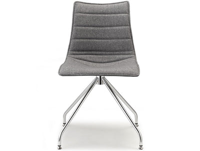 Zebra Upholstered Swivel Chair