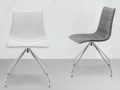 Zebra Upholstered Swivel Chair