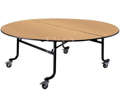 Round Mobile Folding Table